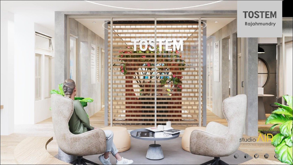 TOSTEM Rajahmundry office space visual 3